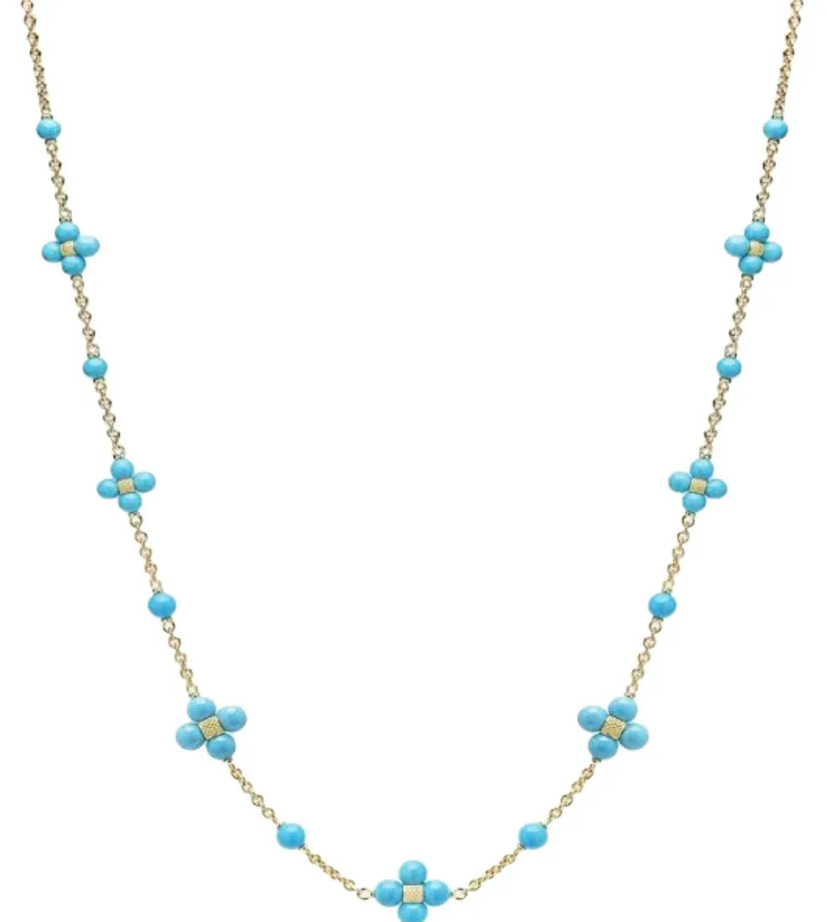 24" Sleeping Beauty Turquoise Necklace