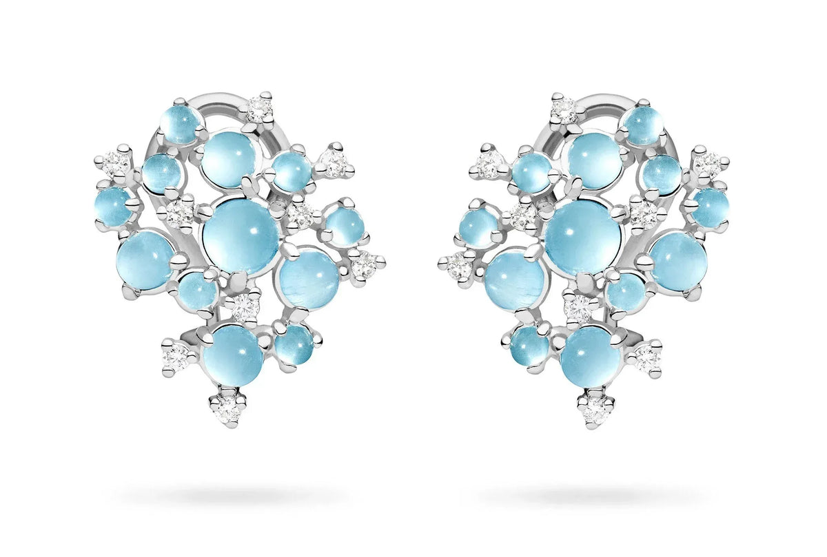 Paul Morelli Small Bubble Cluster Clip Earrings