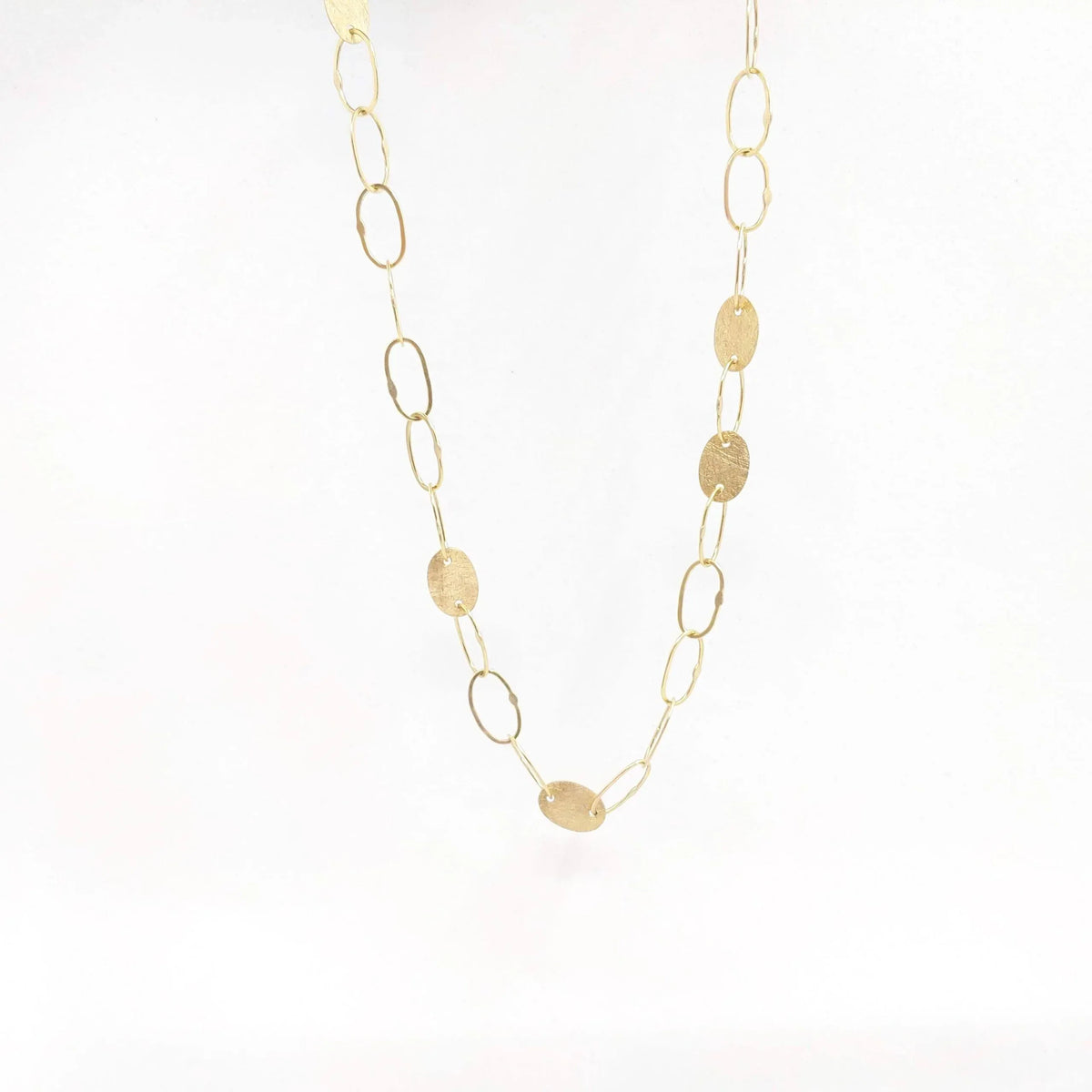 Oval Links with Elements Necklace