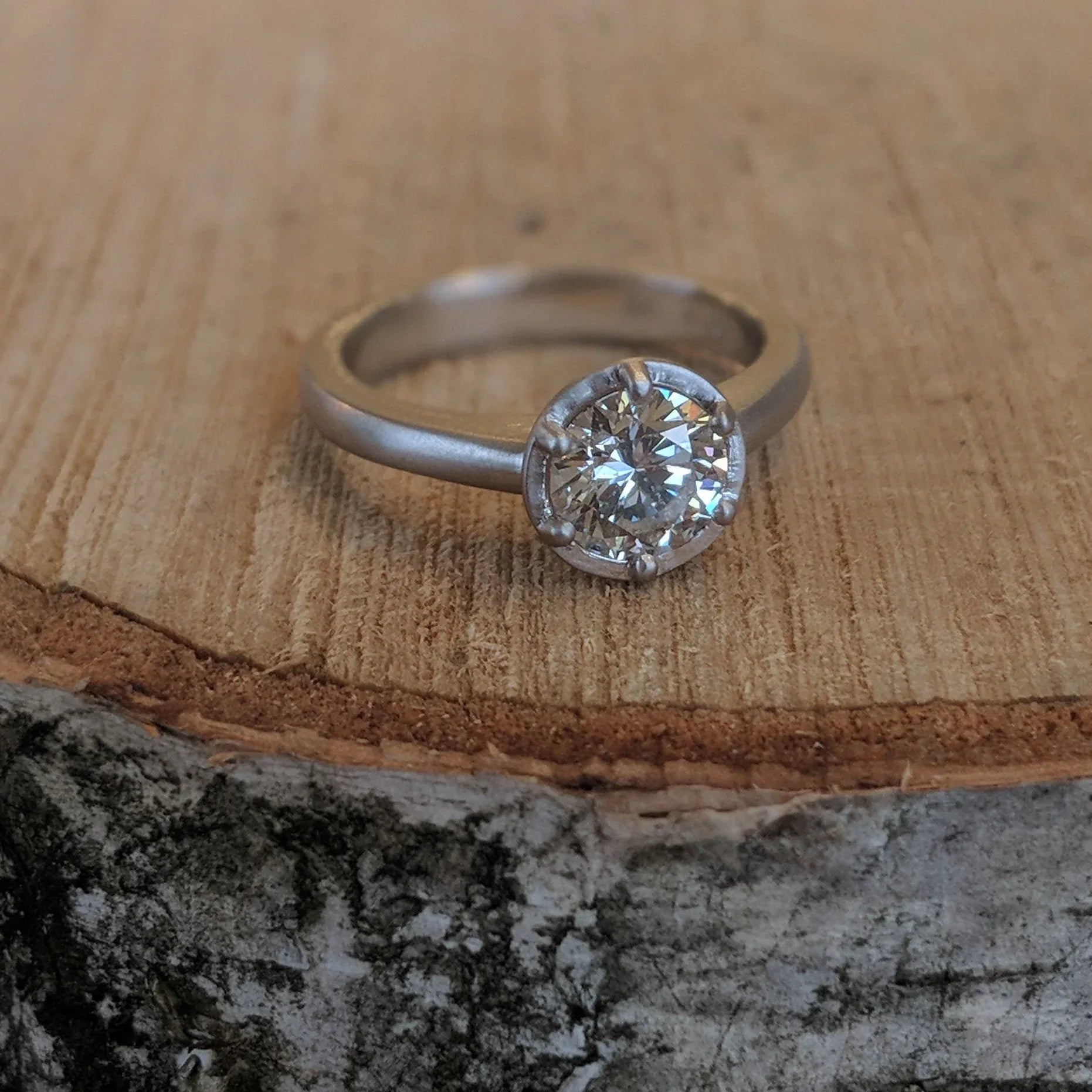 6-Point Engagement Ring in Platinum