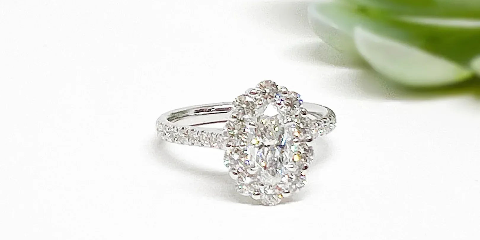 Halo Style Engagement Ring