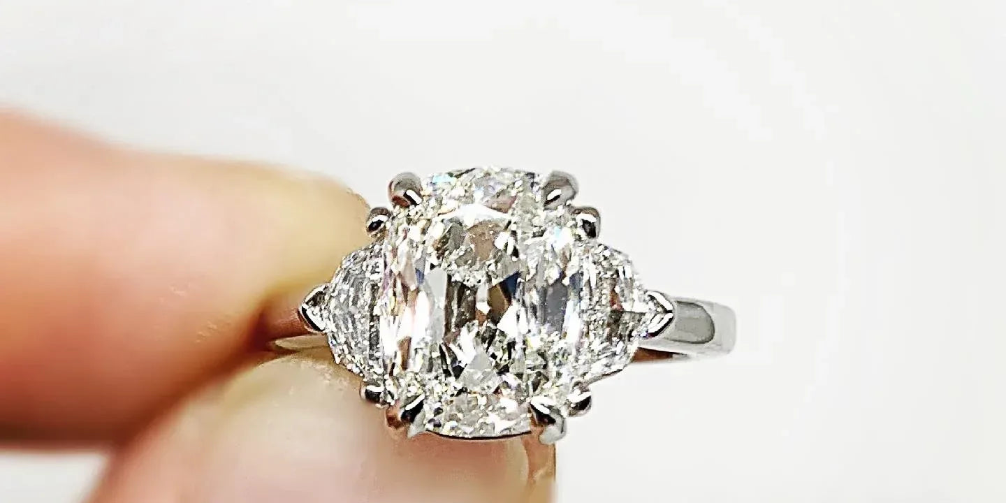Side Stone Style Engagement Ring