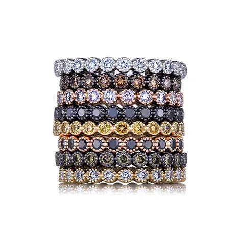 Sethi Couture White Gold Bezel Band