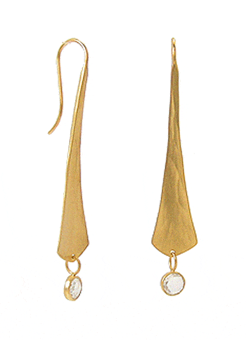 Toby Pomeroy Orchid Diamond Earrings