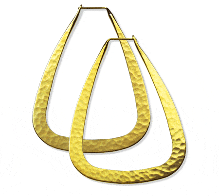 Toby Pomeroy 60mm Prism Earrings