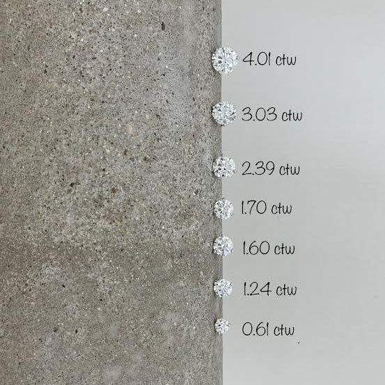 Platinum and 1.40 CT Diamond Studs