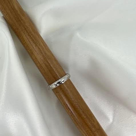 Platinum and Scattered Diamond Band