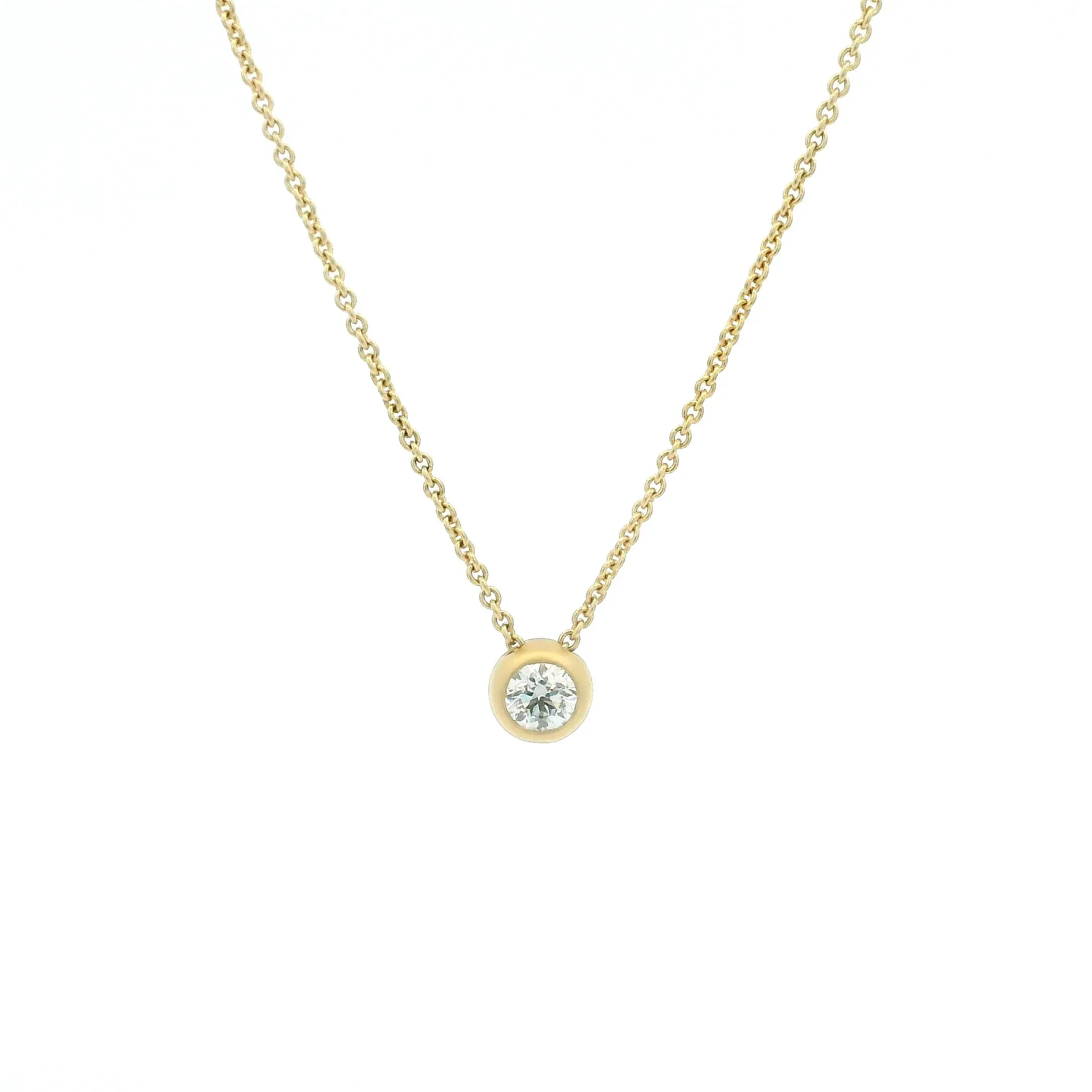 Yellow Gold M&M Diamond Pendant