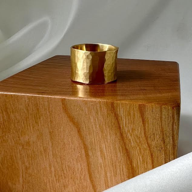 The Studio Collection Yellow Gold Wide Band