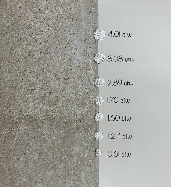 Platinum and 4.02 CT Diamond Studs