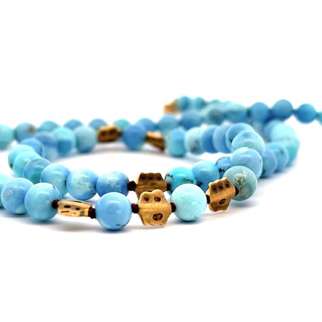 Kazakhstan Turquoise Beaded 