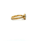 18 karat Yellow Gold and Diamond Ring, 0.91 CT