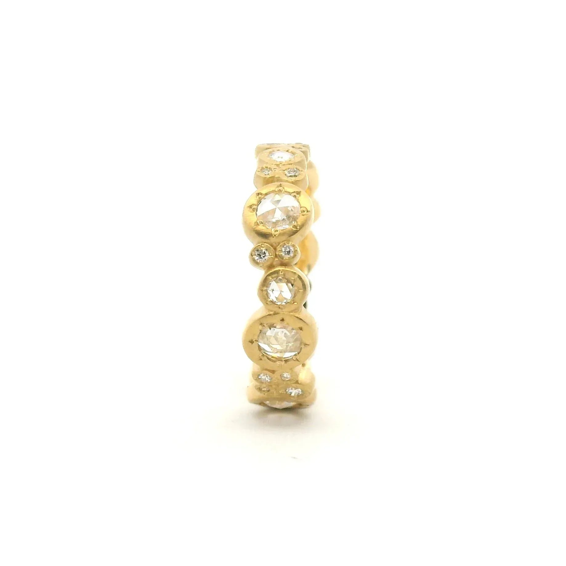 Gold and Diamond 'Mosaic' Ring