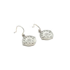 Sterling silver and Diamond Sky Earrings