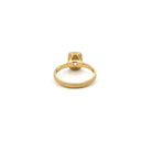 Yellow Gold Emerald Cut Diamond Ring