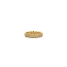 Yellow Gold, Diamond Wavy Pave Band