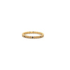 Yellow Gold and Sapphire Band