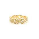 Gold and Diamond 'Mosaic' Ring