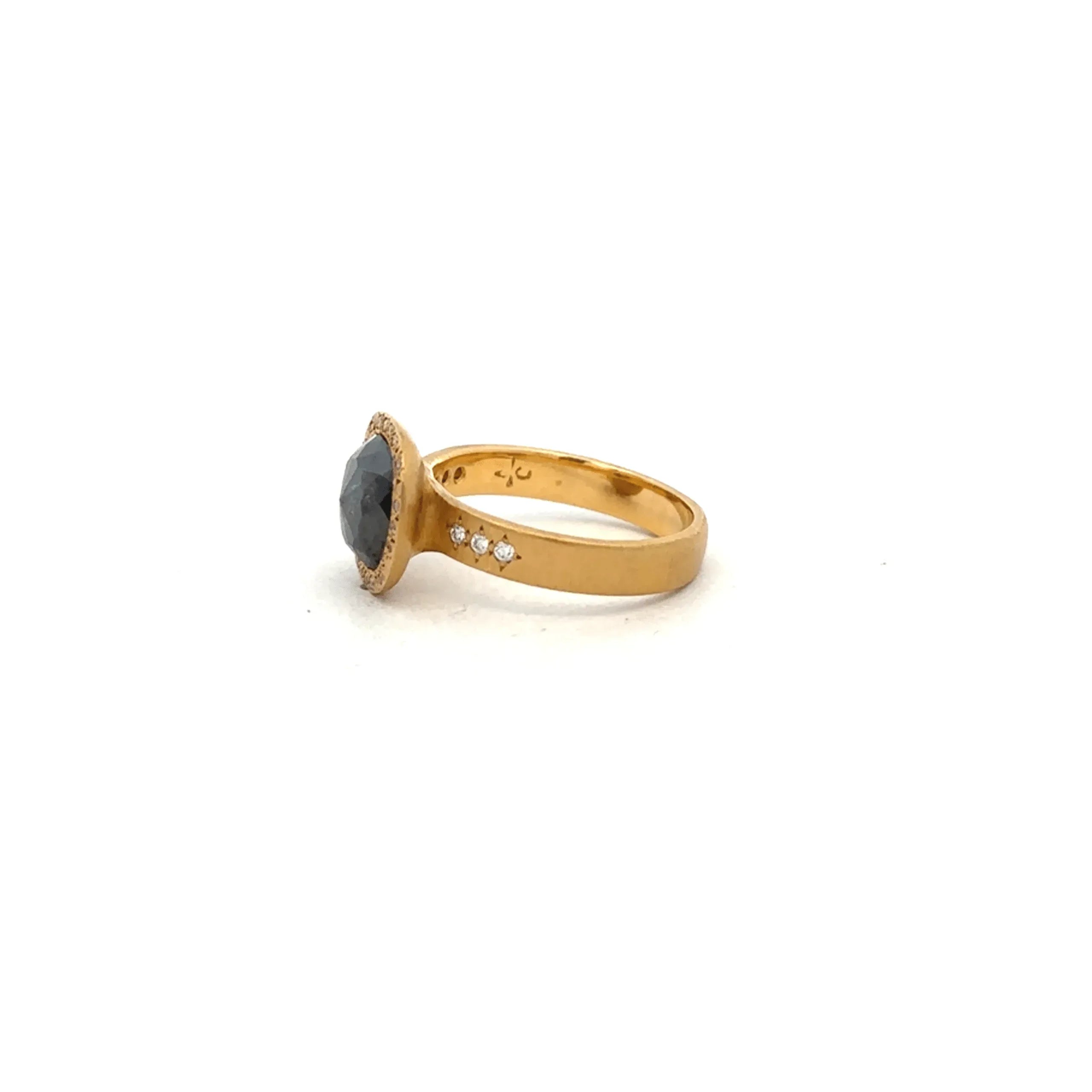 1.90CT Yellow Gold and Diamond Ring