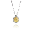 Sterling silver and Emerald Seeds of Harmony Pendant