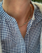 Yellow Gold and Diamond Path Necklace