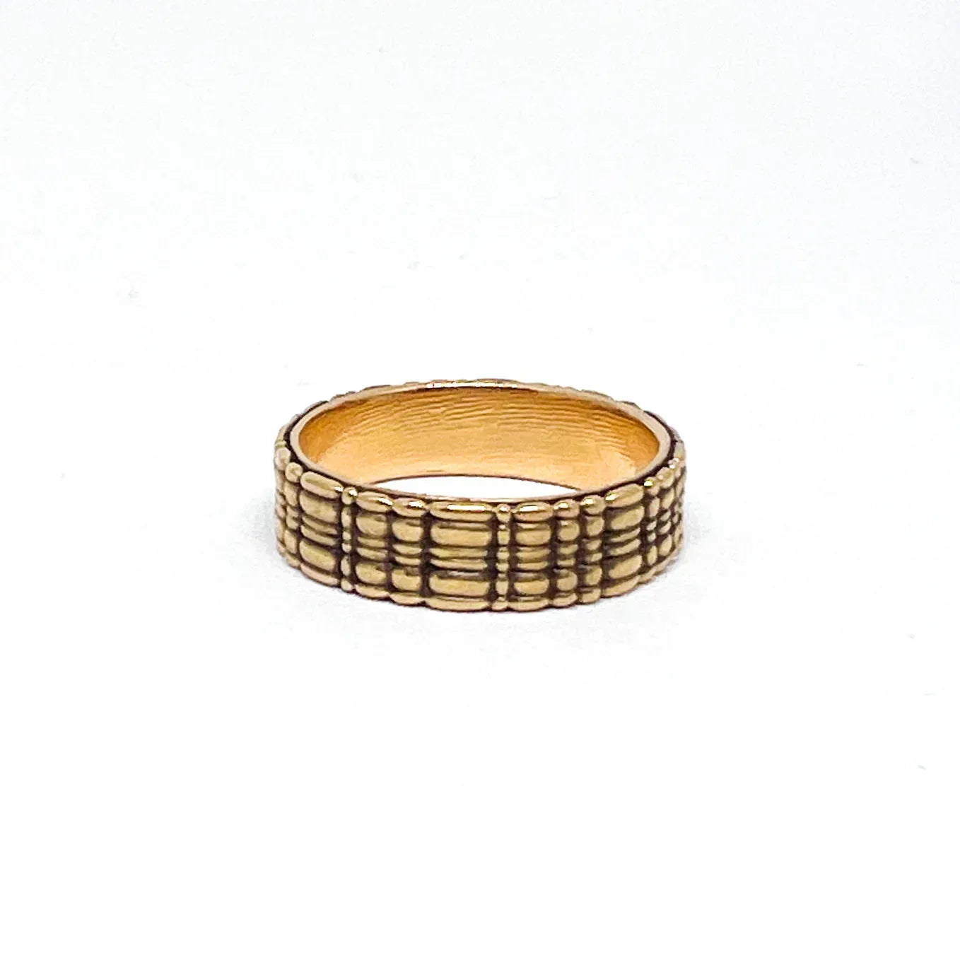 Rose Gold Men's Spindle Band