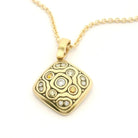 Yellow Gold "Cushion" Pendant