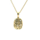 Yellow Gold "Flora" Pendant