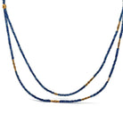 18 karat Yellow Gold and Sapphire Flora Necklace