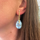 Kazakhstan Turquoise 'Sticks and Stones' Earrings