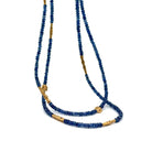 18 karat Yellow Gold and Sapphire Flora Necklace