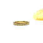 Yellow Gold Fence Band