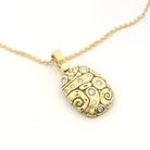 Yellow Gold "Flora" Pendant