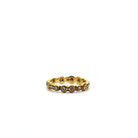 18 karat Yellow Gold and Diamond Submarine Band
