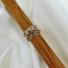 Blue Sapphire and Diamond Candy Ring