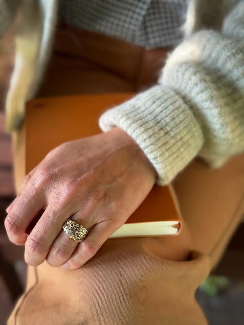 Little Windows Colored Diamond Ring