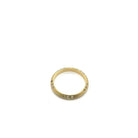 Yellow Gold and Diamond Patterned Band