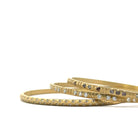 Natural Colored Diamond Carved Bracelet