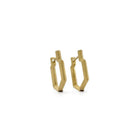 18 karat Yellow Gold Small Point Hoops