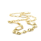 18 karat Yellow Gold Chain Link Necklace