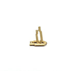 18 karat Yellow Gold Small Point Hoops