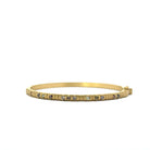 Natural Colored Diamond Carved Bracelet