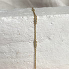 18 karat Yellow Gold and Silver Diamond Textile Station Bracelet