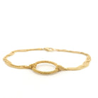 18 Karat Yellow Gold "Knotted circle bracelet"