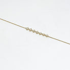 Yellow Gold and Pearl Textile Bracelet