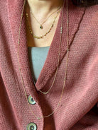 Black Diamond Single Station 36" Necklace