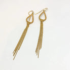 18k Knotted Pear Shape Earrings