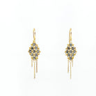 Grey Diamond Fringe Earring