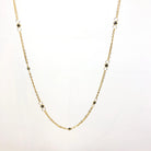 Whisper Chain with Black Diamonds