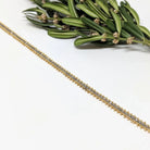 Grey Diamond Textile Line Bracelet